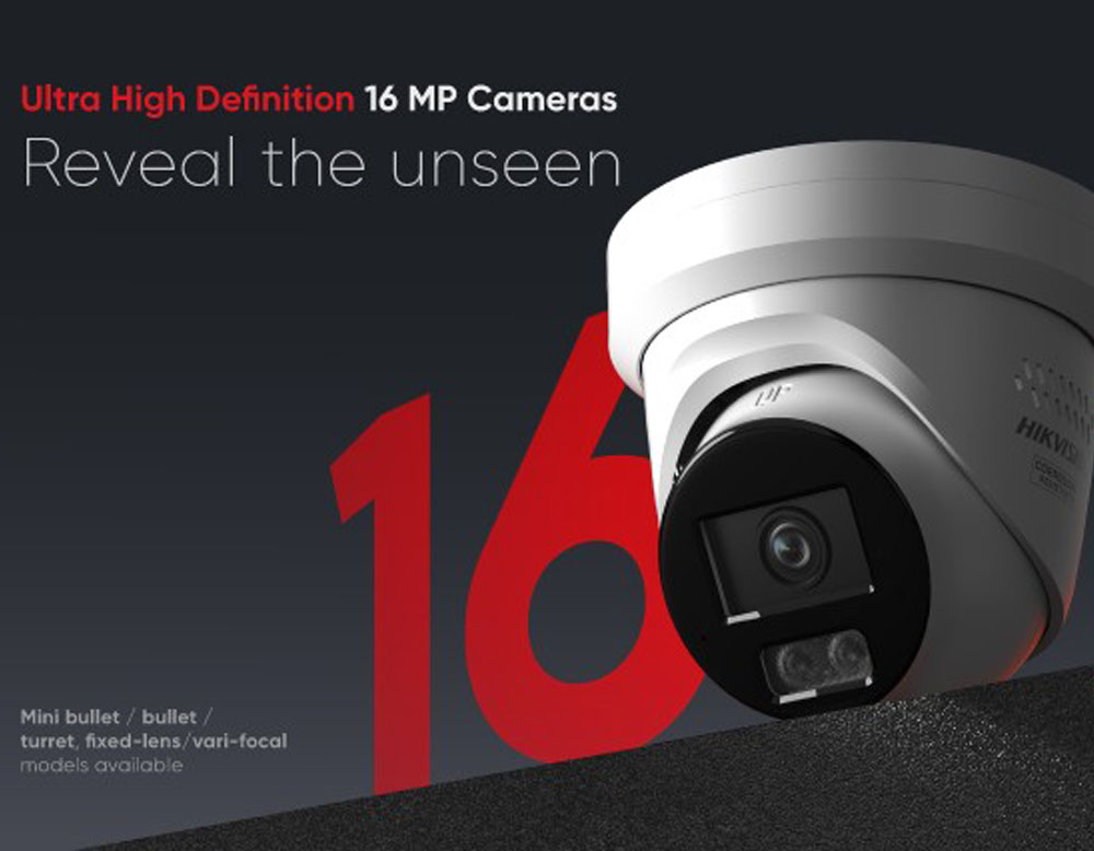 Hikvision launches first 16 MP Network Cameras for the SMBs market